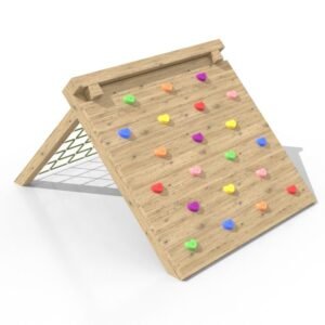 A Frame Rock Net Climber as part of a playground design or trim trail