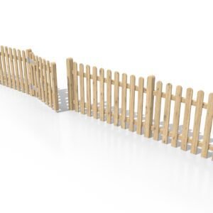 Timber Fence and Gate