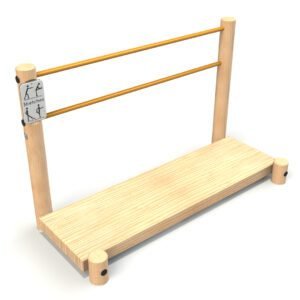 Warm Up Bench perfect for stretches in an outdoor gym - perfect for school gym equipment.