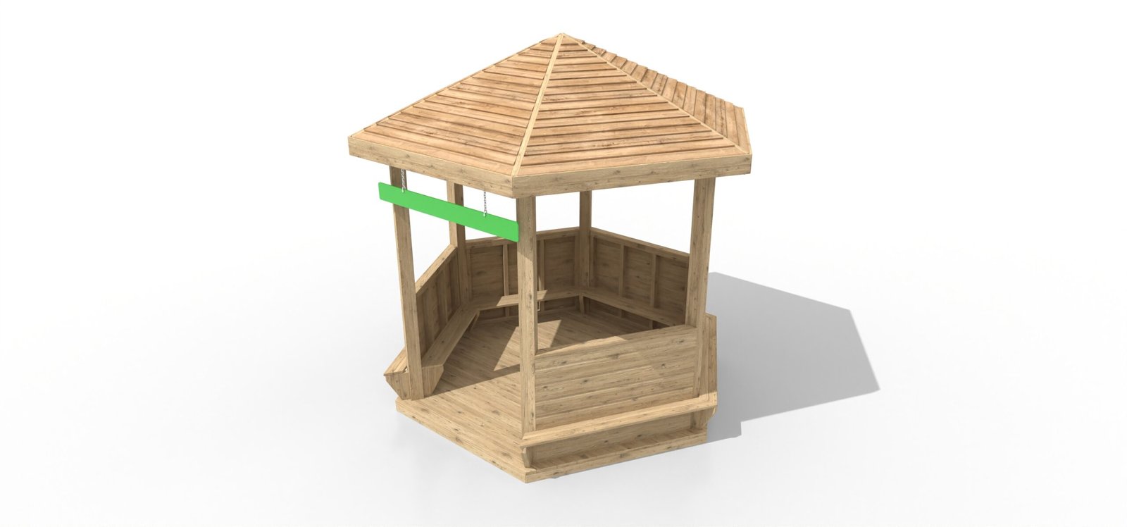 Outdoor Wooden Gazebo made by Everyday Play - Playground designers in Kent