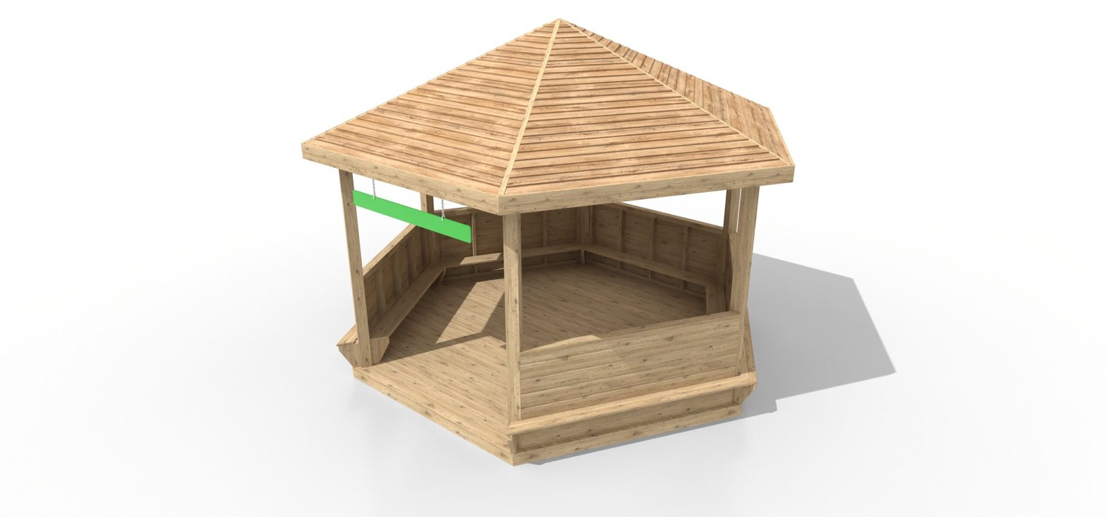 Outdoor Wooden Gazebo made by Everyday Play - Playground designers in Kent