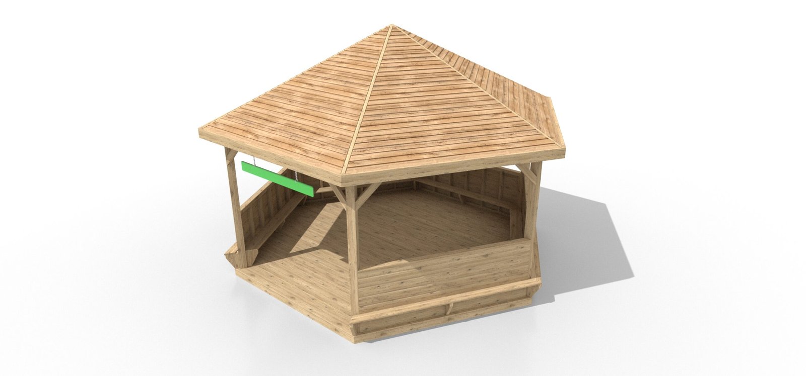 Outdoor Wooden Gazebo made by Everyday Play - Playground designers in Kent
