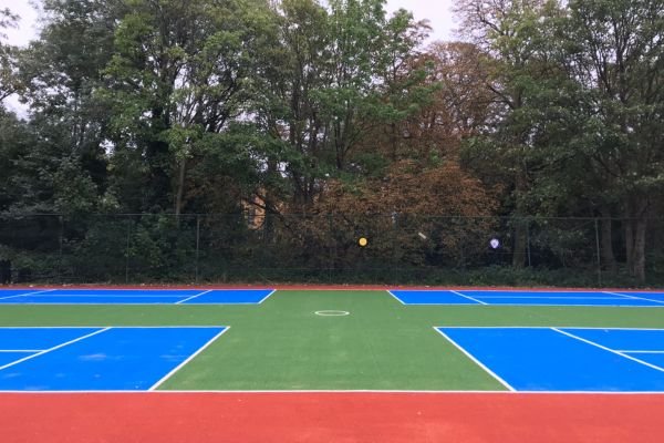 Sports court resurfacing in Kent