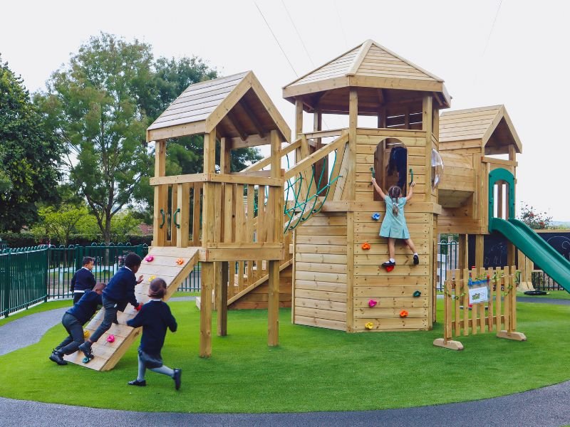 School Climbing Frame - Custom designed and build playground equipment