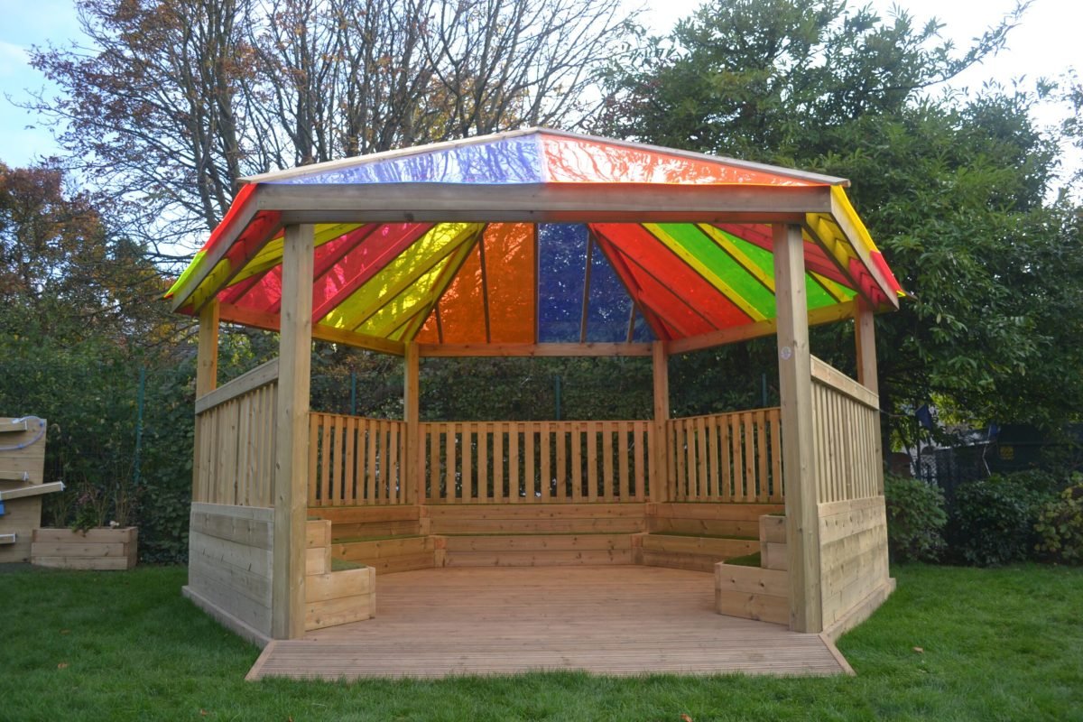 Outdoor Classroom made by Everyday Play