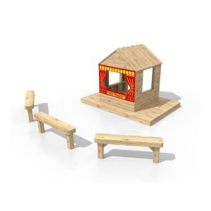 Outdoor Wooden Stage for Children